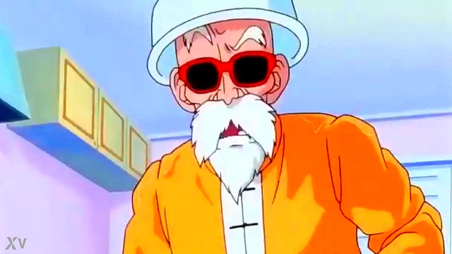 Mestre Kame Pounds Chichi Hard in Dragon Ball Hentai Action