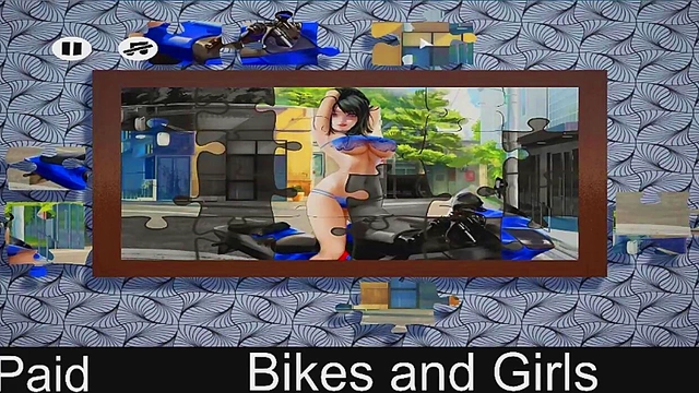 Hentai Puzzle Game – Sexy Biker Girls Take On Steamy Challenges