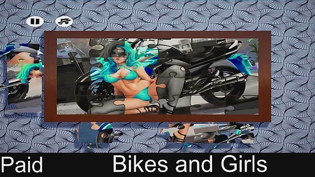 Hentai Puzzle Game – Sexy Biker Girls Take On Steamy Challenges