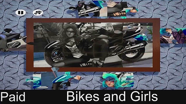 Hentai Puzzle Game – Sexy Biker Girls Take On Steamy Challenges