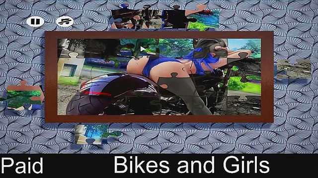Hentai Puzzle Game – Sexy Biker Girls Take On Steamy Challenges