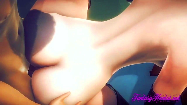 3D Hentai Anime Girls Suck Dick & Get Creamed in Hot BlowjobCompilation