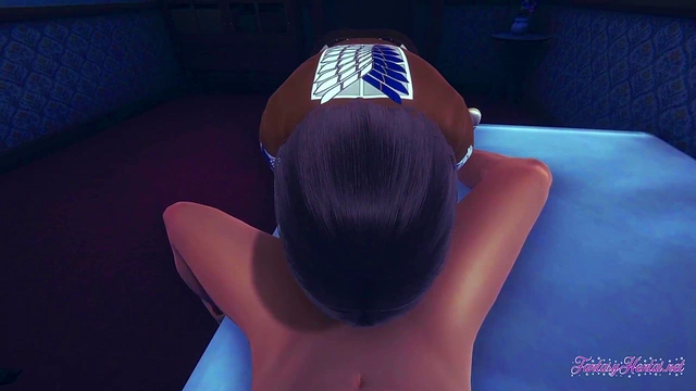 Mikasa Gets Pounded in Shingeki No Kyojin 3D Hentai for Intense Crem pies & Squirts