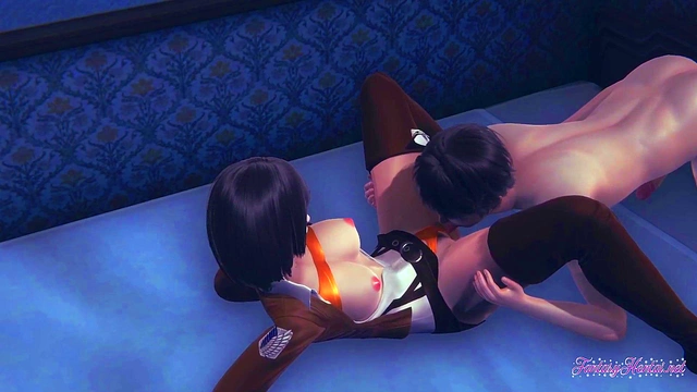 Mikasa Gets Pounded in Shingeki No Kyojin 3D Hentai for Intense Crem pies & Squirts