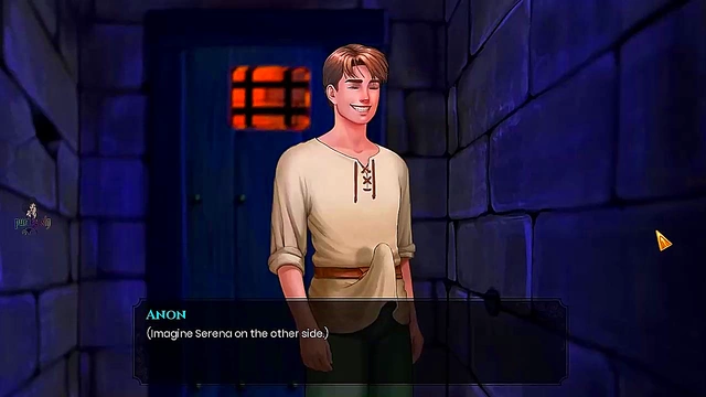 Ebony OrcGirl Gives Intense Blowjob & Swallows Hard In Anime Porn Game