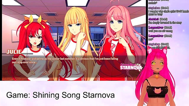 Lewd VTuber Neko Fucks Her Way Through Shining Song Starnova With Toys & Creampie Finale