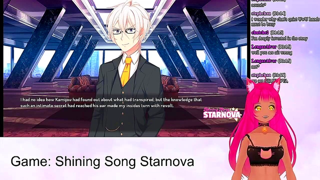 Lewd VTuber Neko Fucks Her Way Through Shining Song Starnova With Toys & Creampie Finale