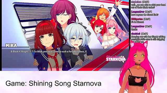 Lewd VTuber Neko Fucks Her Way Through Shining Song Starnova With Toys & Creampie Finale