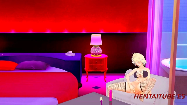 Mitsuki Bakugou Fingers Her Pussy & Squirts in 3D Boku No Hero Hentai