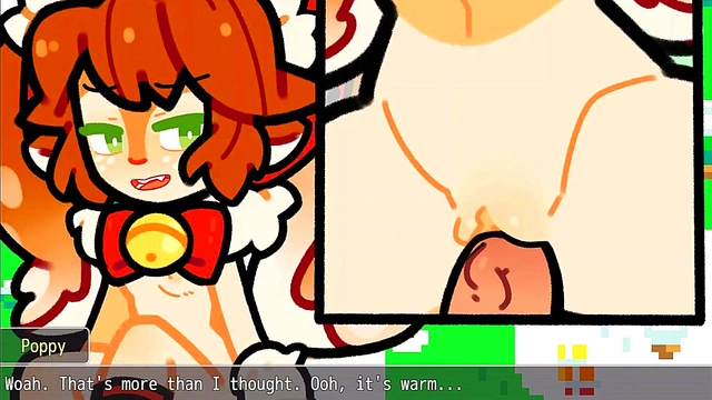 Poppy's Snowy Christmas Sex Adventure – Covered in Hot Cum Outdoors