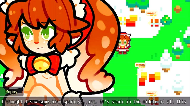 Poppy's Snowy Christmas Sex Adventure – Covered in Hot Cum Outdoors