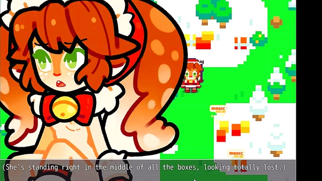 Poppy's Snowy Christmas Sex Adventure – Covered in Hot Cum Outdoors