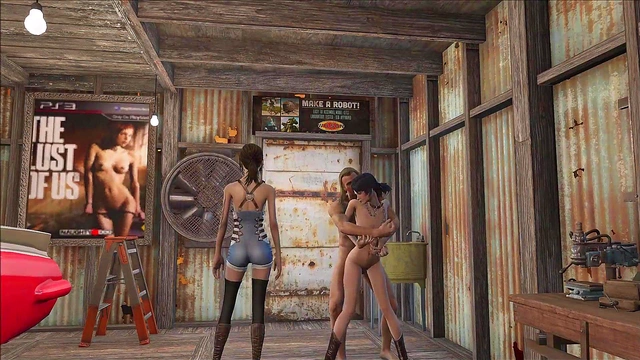 Sexy Brunette Anime Chick Gets Fucked In Fallout 4 Style Game Fashion