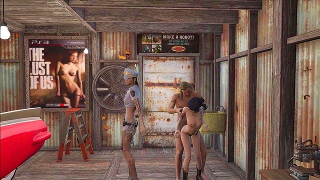 Sexy Brunette Anime Chick Gets Fucked In Fallout 4 Style Game Fashion