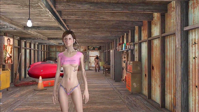 Sexy Brunette Anime Chick Gets Fucked In Fallout 4 Style Game Fashion