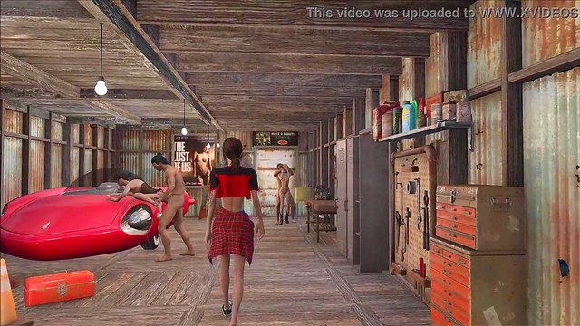 Sexy Brunette Anime Chick Gets Fucked In Fallout 4 Style Game Fashion