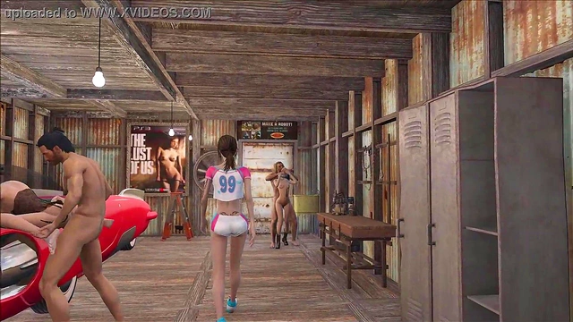 Sexy Brunette Anime Chick Gets Fucked In Fallout 4 Style Game Fashion