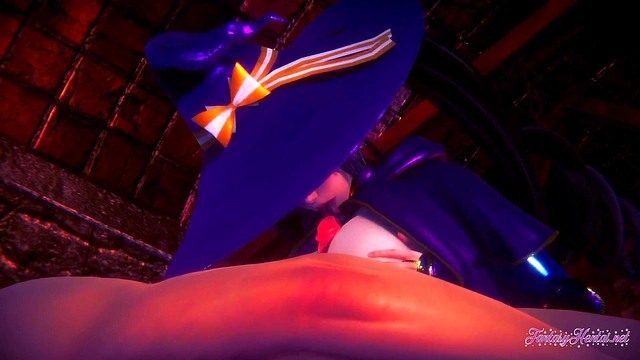 Mona from Genshin Impact Gives Boobjob & Gets Fucked in Uncensored 3D Hentai
