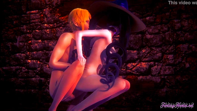 Mona from Genshin Impact Gives Boobjob & Gets Fucked in Uncensored 3D Hentai