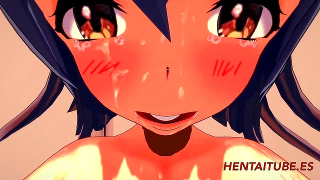 Amber from Genshin Impact Gets Fucked Hard for Mind-Blowing Hentai Orgasm