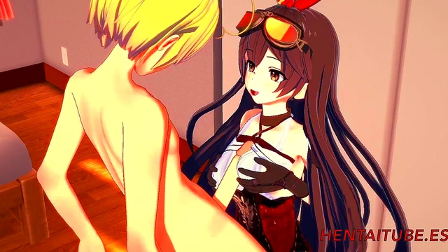 Amber from Genshin Impact Gets Fucked Hard for Mind-Blowing Hentai Orgasm