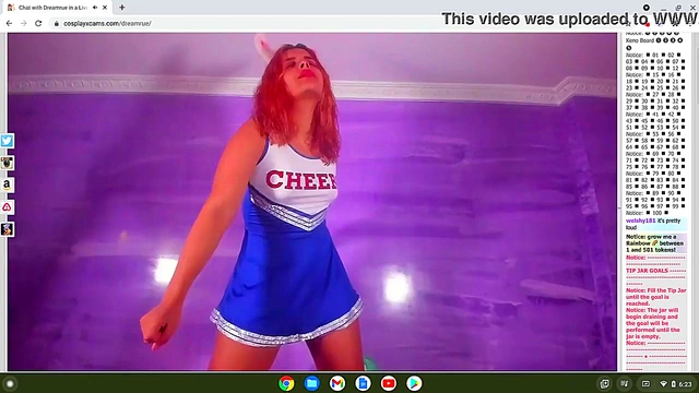 Horny Cosplay Cheerleader Gets Wet For You In Hot Hentai Action