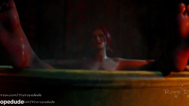 Triss Mergigold's Seductive Bathtime Fantasy in The Witcher