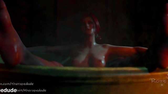 Triss Mergigold's Seductive Bathtime Fantasy in The Witcher