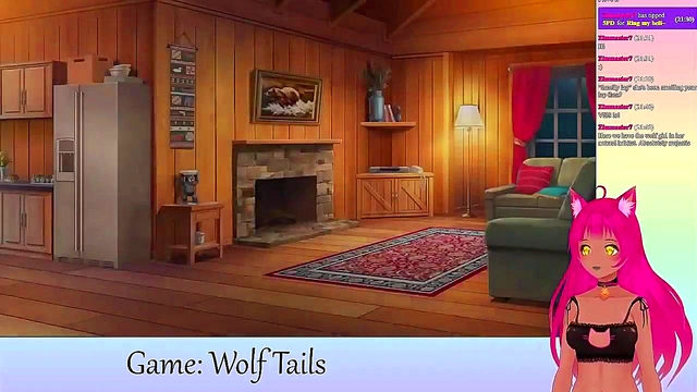 Lewd VTuber Neko Enjoys Anime Yuri Adventure With Big Boobed Lover