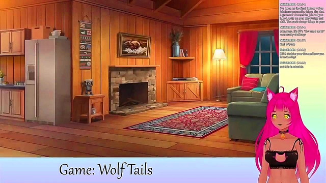 Lewd VTuber Neko Enjoys Anime Yuri Adventure With Big Boobed Lover