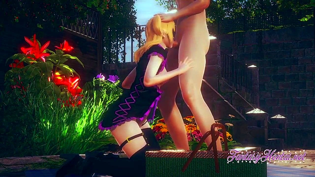 Fischl from Genshin Impact Enjoying Intense 3D Hentai Fun With CreamPie Climax