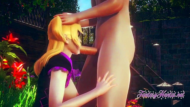 Fischl from Genshin Impact Enjoying Intense 3D Hentai Fun With CreamPie Climax