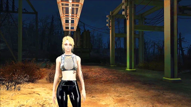 Sexy Blonde Takes Game-Inspired Fashion for Hot 3D Anime Action