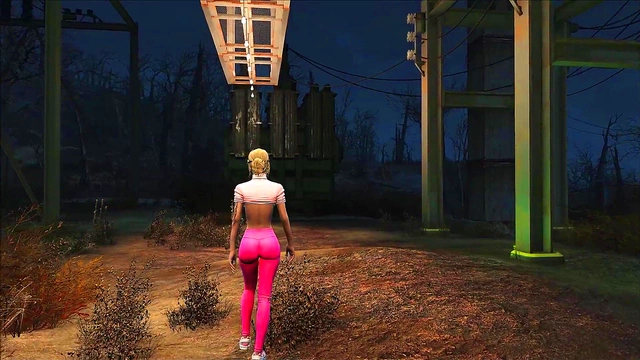 Sexy Blonde Takes Game-Inspired Fashion for Hot 3D Anime Action