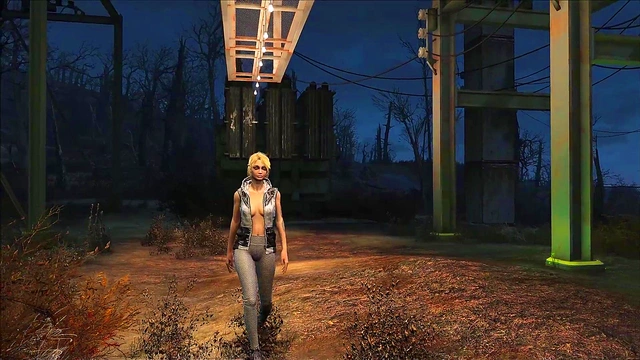 Sexy Blonde Takes Game-Inspired Fashion for Hot 3D Anime Action