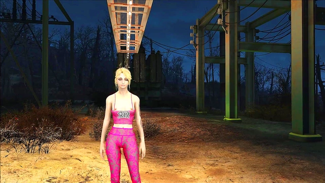 Sexy Blonde Takes Game-Inspired Fashion for Hot 3D Anime Action