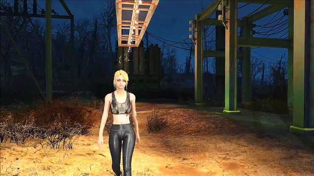 Sexy Blonde Takes Game-Inspired Fashion for Hot 3D Anime Action