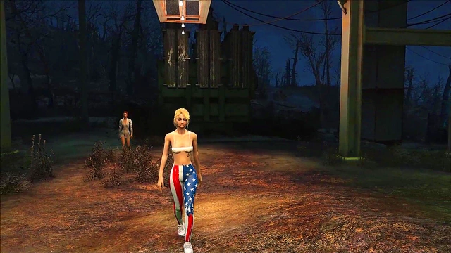 Sexy Blonde Takes Game-Inspired Fashion for Hot 3D Anime Action