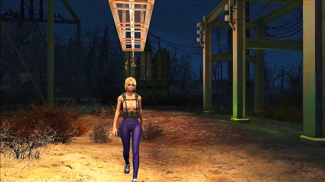 Sexy Blonde Takes Game-Inspired Fashion for Hot 3D Anime Action