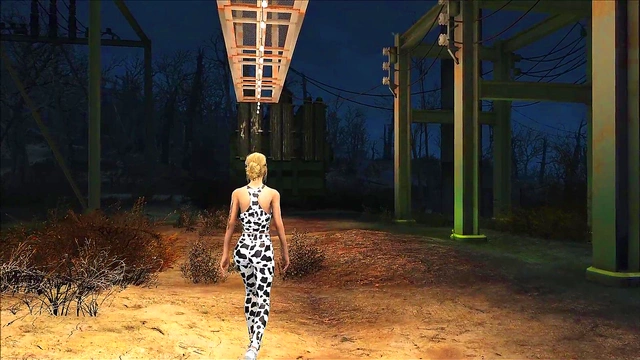 Sexy Blonde Takes Game-Inspired Fashion for Hot 3D Anime Action