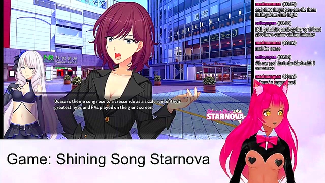 Lewd VTuber Neko Enjoys Intense Anime Sex Scenes from Shining Song StarnovaMariya