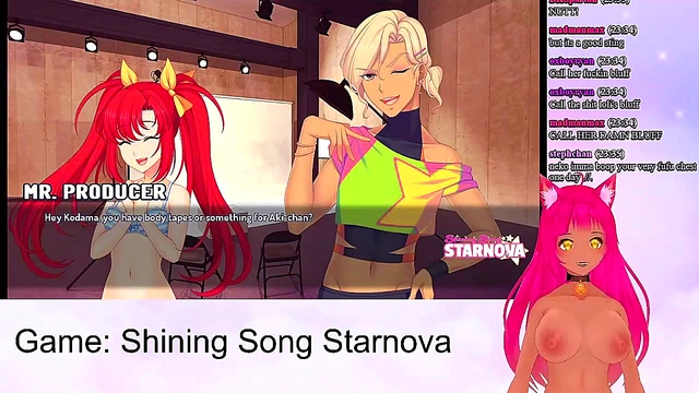 Lewd VTuber Neko Enjoys Intense Anime Sex Scenes from Shining Song StarnovaMariya