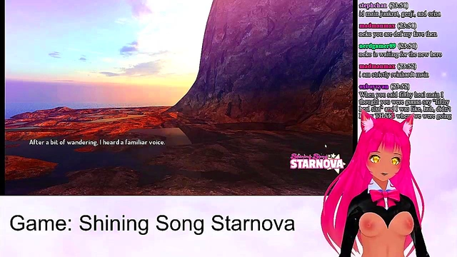 Lewd VTuber Neko Enjoys Intense Anime Sex Scenes from Shining Song StarnovaMariya