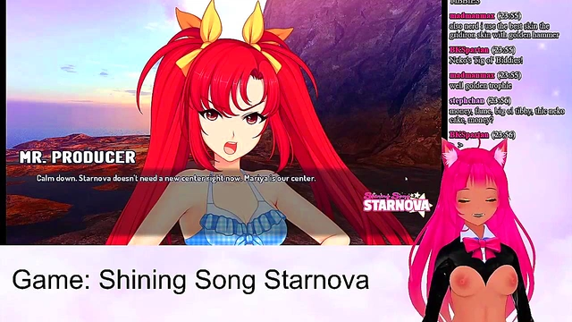 Lewd VTuber Neko Enjoys Intense Anime Sex Scenes from Shining Song StarnovaMariya