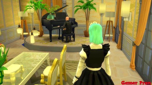 Perverted Boss Fucks Beautiful Maid Bulma While Husband Works In Dragon Ball Hentai