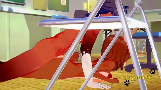 Japanese Furry Hentai – Deer-Rabbit Boobjob & Fucked for Creampie Yiff