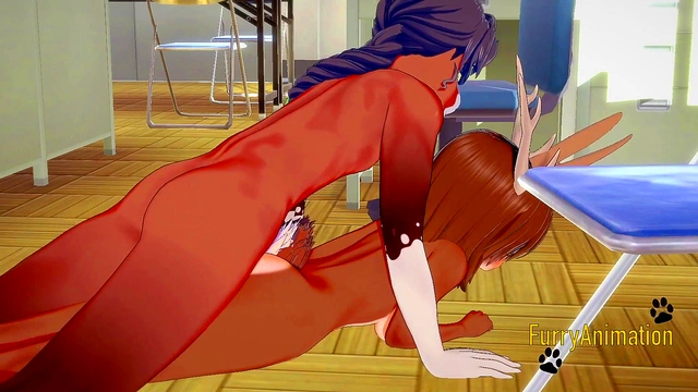 Japanese Furry Hentai – Deer-Rabbit Boobjob & Fucked for Creampie Yiff