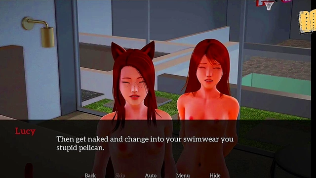 Amateur 3D Hentai Cartoon – My New Family’s Erotic Visual Novel Adventure