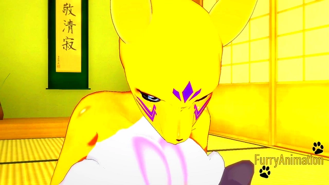 Taomon & Grey Fox Furry Hentai Fun – Boobjob, Handjob, Blowjob & Fucked