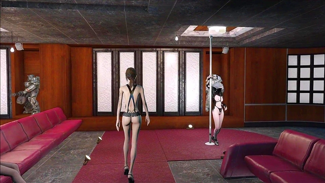 Sexy Fallout 4 Brunette Shows Off Cute Anime Fashion With Hardcore Fun